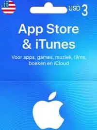 3 USD iTunes Gift Card Có sẵn