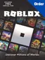 Roblox Game Card ( Order 7h- 48h )