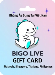 100 Kim Cương Bigo Live Gift Card - Không Có Tại VN